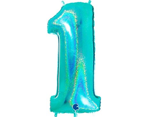 40in NO. 1 GLITTER HOLOGRAPHIC TIFFANY