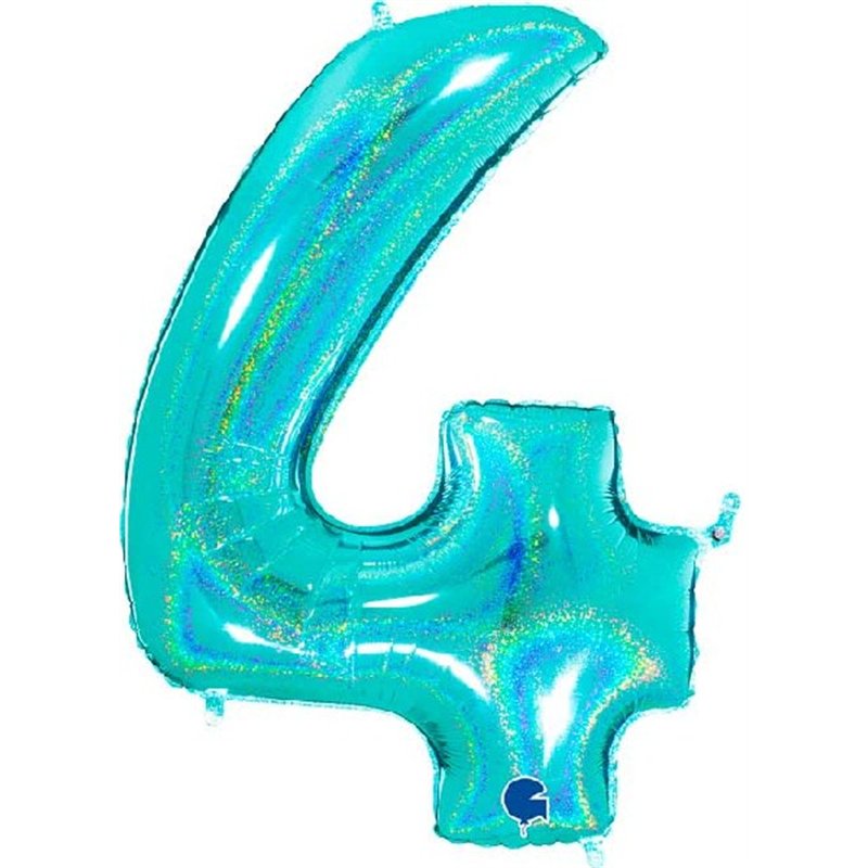 40in NO. 4 GLITTER HOLOGRAPHIC TIFFANY