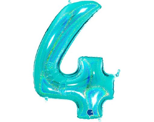 40in NO. 4 GLITTER HOLOGRAPHIC TIFFANY