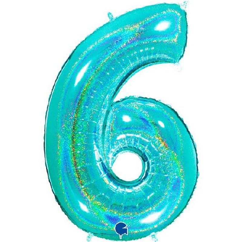 40in NO. 6 GLITTER HOLOGRAPHIC TIFFANY