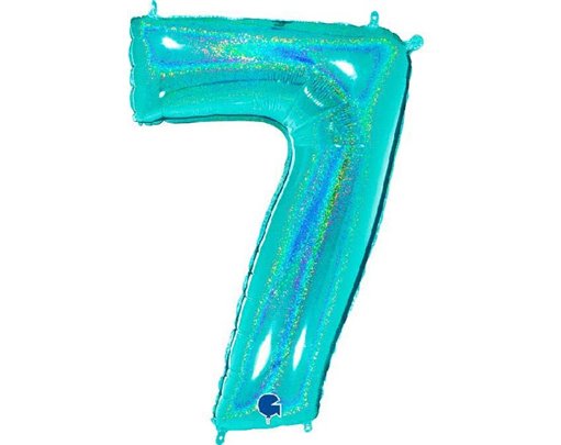 40in NO. 7 GLITTER HOLOGRAPHIC TIFFANY