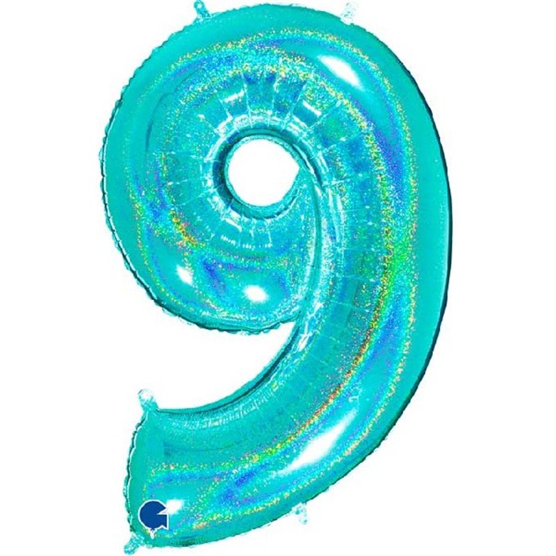 40in NO. 9 GLITTER HOLOGRAPHIC TIFFANY