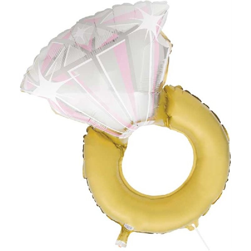 32in DIAMOND RING GIANT FOIL BALLOON