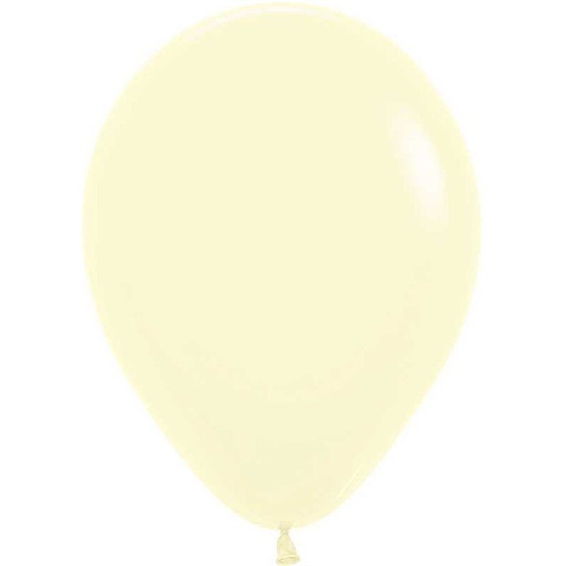 (50) 12IN PASTEL YELLOW SEMPERTEX (20012391)