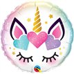 18in UNICORN EYE LASHES FOIL BALLOON
