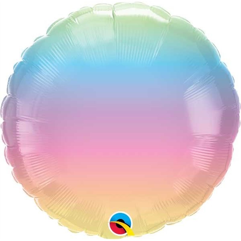 18in PASTEL OMBRE FOIL BALLOON