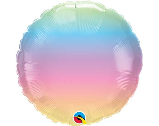 18in PASTEL OMBRE FOIL BALLOON