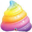 30in RAINBOW POOP SPARKLES