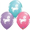 (25) 11in WHIMSICAL UNICORN QUALATEX