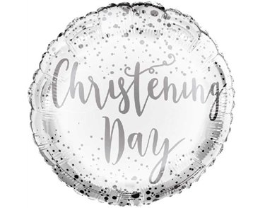 18in CHRISTENING DAY FOIL BALLOON