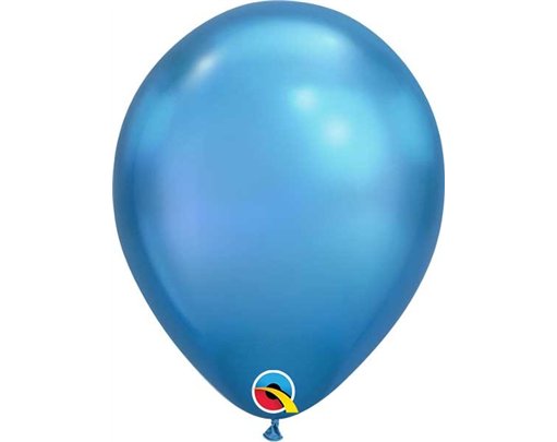 (100) 7in BLUE CHROME QUALATEX