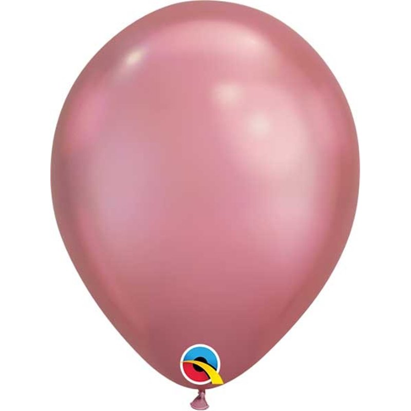 (100) 7in MAUVE CHROME QUALATEX