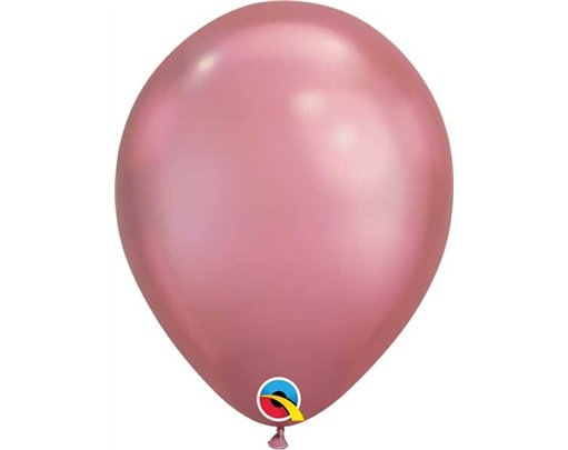 (100) 7in MAUVE CHROME QUALATEX