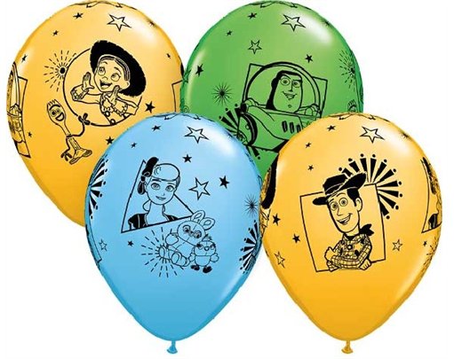 (25) 11in TOY STORY 4 QUALATEX