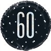 BLACK GLITZ 60 FOIL BALLOON