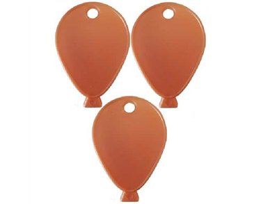 ROSE GOLD BALLOON SHAPE WEIGHTS  100S