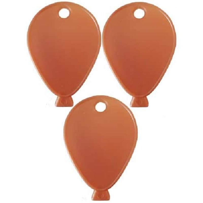 ROSE GOLD BALLOON SHAPE WEIGHTS  100S
