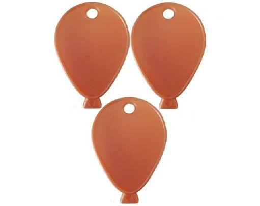 ROSE GOLD BALLOON SHAPE WEIGHTS  100S