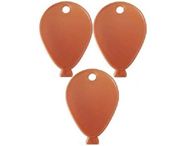 ROSE GOLD BALLOON SHAPED WEIGHTS 25S