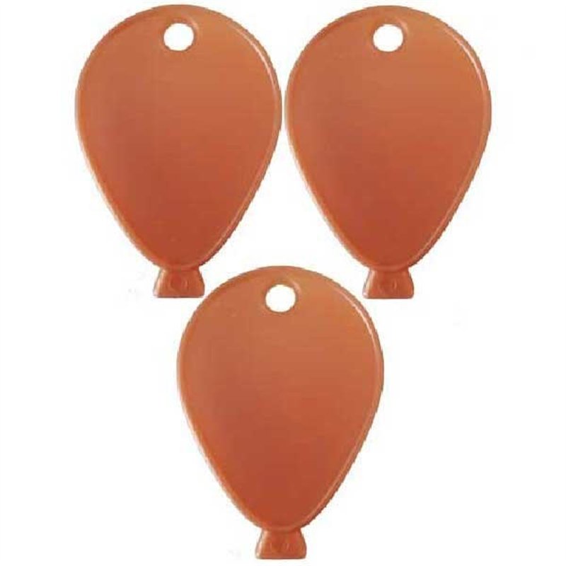 ROSE GOLD BALLOON SHAPED WEIGHTS 25S