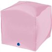 15in PASTEL PINK 4D SQUARE FOIL BALLOON