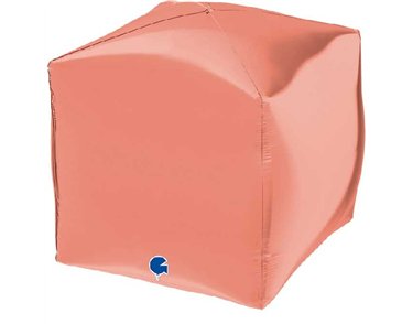 15in ROSE GOLD 4D SQUARE FOIL BALLOON