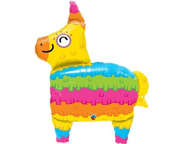 34in RAINBOW PINATA SHAPE FOIL
