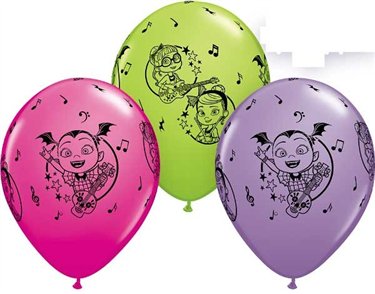 (6) 12in VAMPIRINA QUALATEX