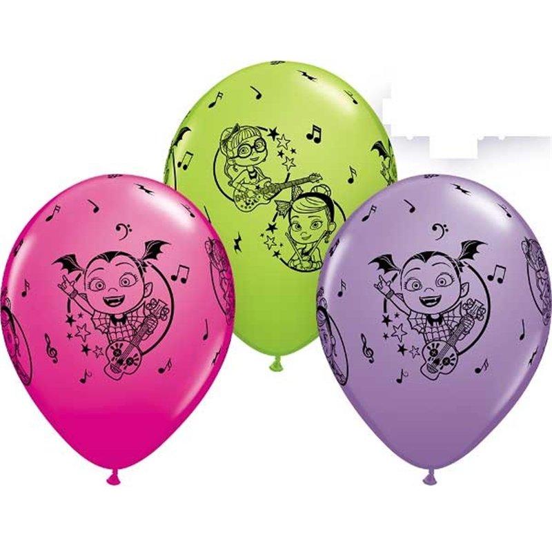(6) 12in VAMPIRINA QUALATEX