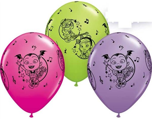 (6) 12in VAMPIRINA QUALATEX