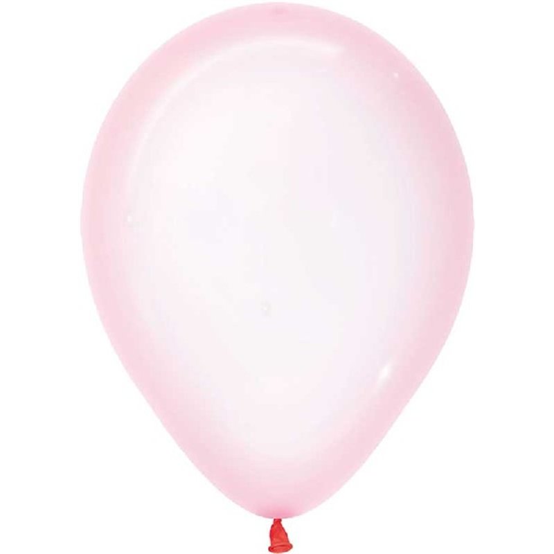 (50) 12IN CRYSTAL PASTEL PINK SEMPERTEX