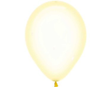 (50) 12in CRYSTAL PASTEL YELLOW SEMPERTEX