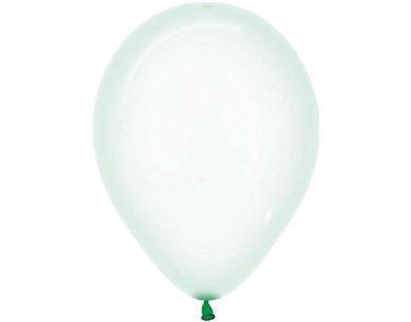 (50) 12in CRYSTAL PASTEL GREEN SEMPERTEX