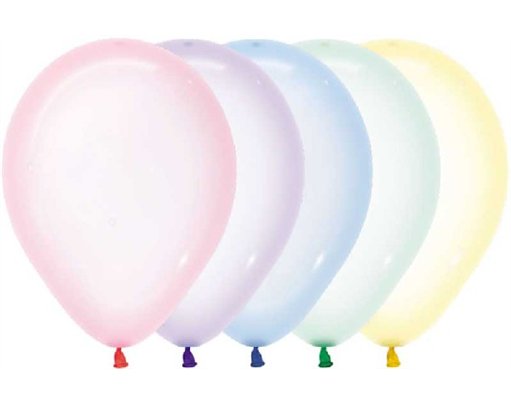 (50) 12IN CRYSTAL PASTEL ASST SEMPERTEX