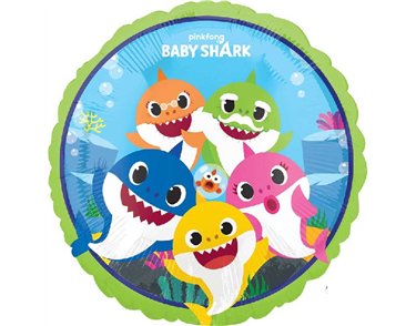 18in BABY SHARK FOIL BALLOON