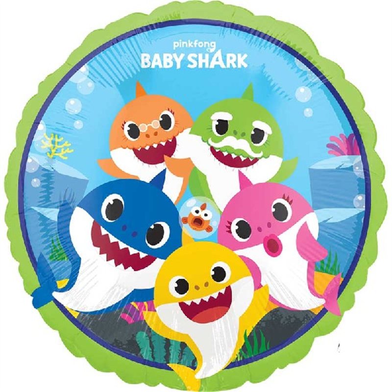 18in BABY SHARK FOIL BALLOON