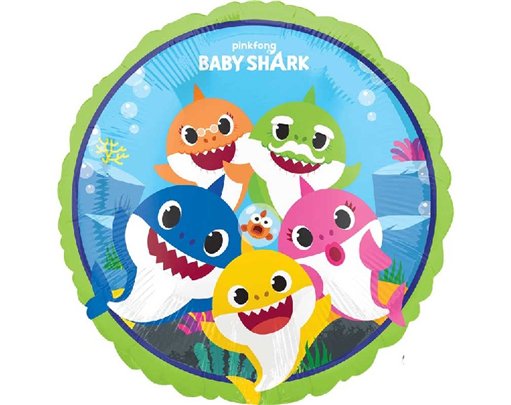 18in BABY SHARK FOIL BALLOON