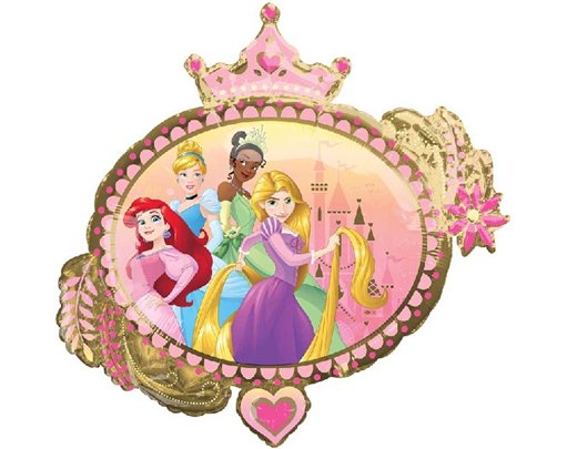 DISNEY PRINCESS SUPERSHAPE FOIL