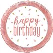 18in GLITZ ROSE GOLD BIRTHDAY FOIL BALLOON