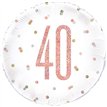 18IN GLITZ ROSE GOLD 40 FOIL BALLOON