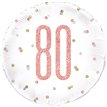 18IN GLITZ ROSE GOLD 80 FOIL BALLOON