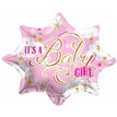18in ITS A BABY GIRL FOIL BALLOON