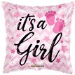 18in ITS A GIRL FOOTPRINTS FOIL BALLOON
