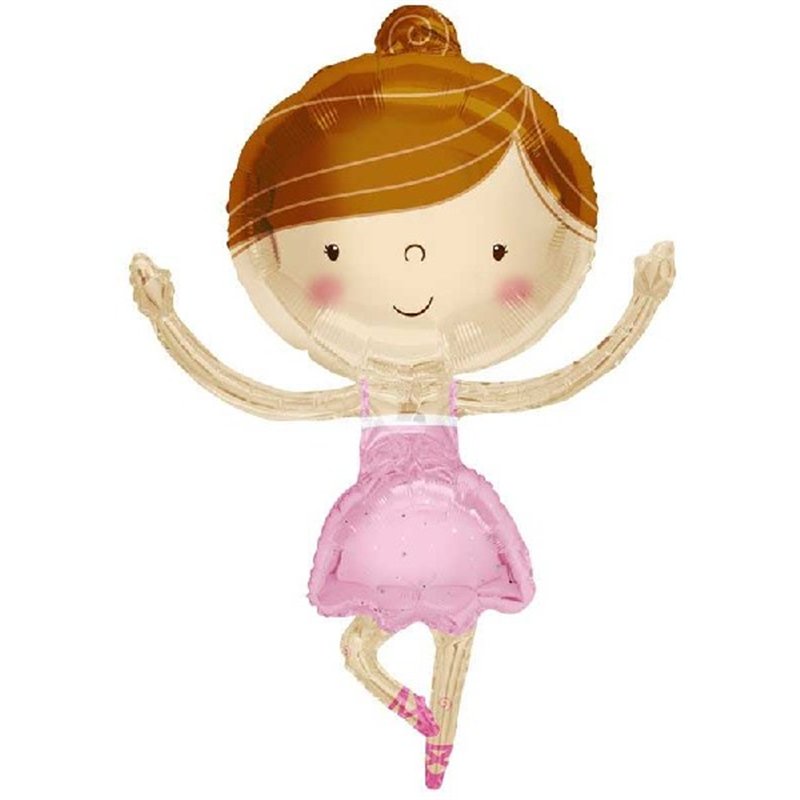 36in BALLERINA FOIL BALLOON