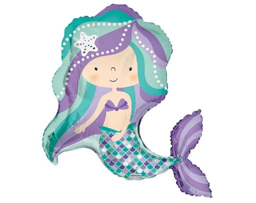 36in MERMAID FOIL BALLOON