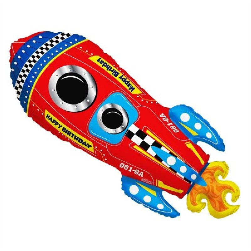 28in ROCKET FOIL BALLOON