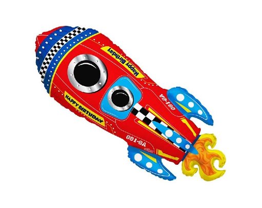 28in ROCKET FOIL BALLOON