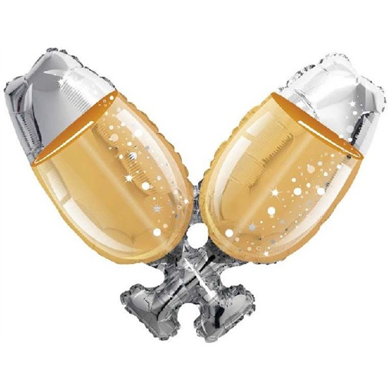 36in CHAMPAGNE GLASS FOIL BALLOON