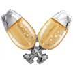 36in CHAMPAGNE GLASS FOIL BALLOON