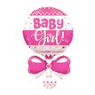 36in PINK BABY RATTLE FOIL SHAPE